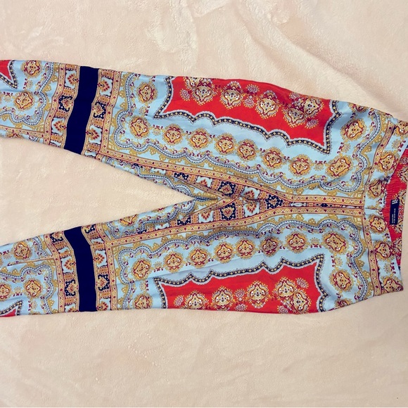 Zara silky bandana print pants - Picture 5 of 7